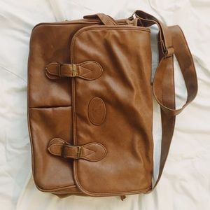 Michael Stevens International leather shoulder bag